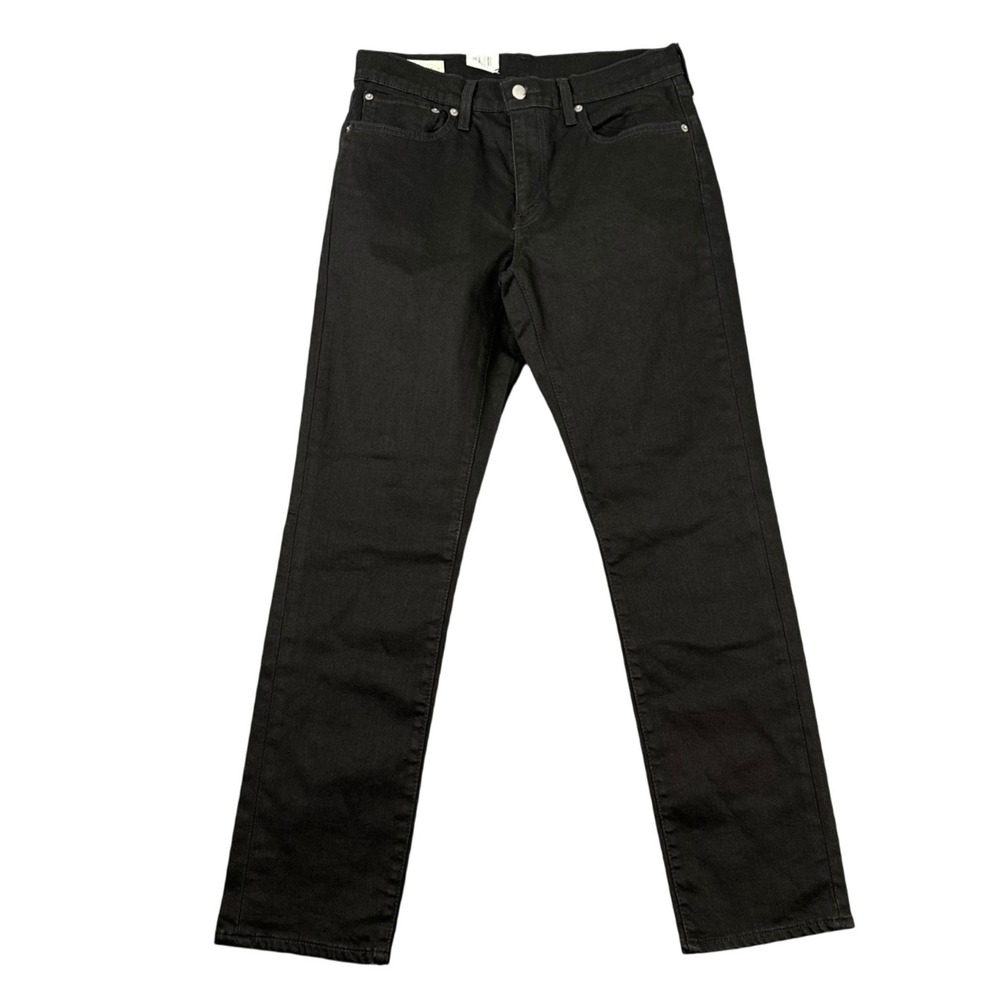 NWT Levi's Premium 511 Slim Jeans Mens 31x30 Black Stretch Cotton Denim